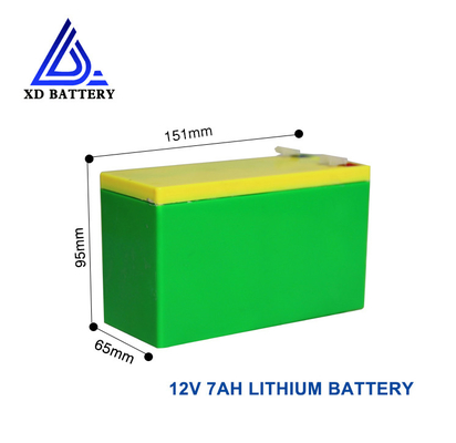 Lifepo4 vita di ciclo ricaricabile su misura del litio 9000 della batteria 12v 7ah