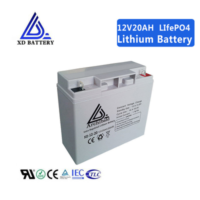 Litio profondo Ion Battery For Rv, OEM Li Ion Rv Battery del ciclo di 20AH 12v
