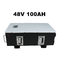 Lo scaffale del pacchetto della batteria di rv 5.12KWH 48v 200ah Lifepo4 ha montato la batteria di XD